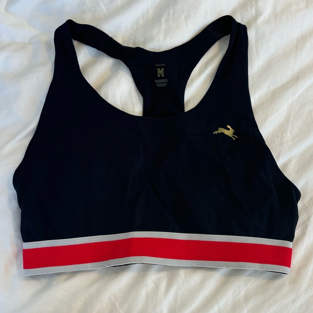 Black Tracksmith Run Bra